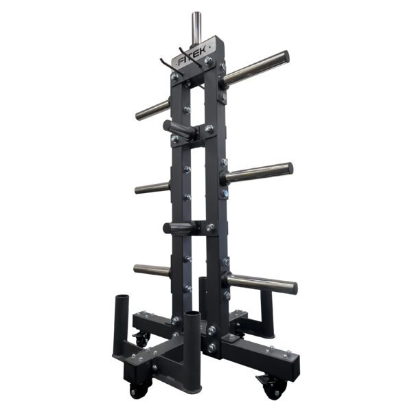 Compact Heavy Duty Plates Tree with 4 Bar Holder