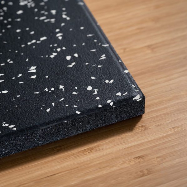 Premium 25MM EPDM Rubber Gym Mats With White Fleck