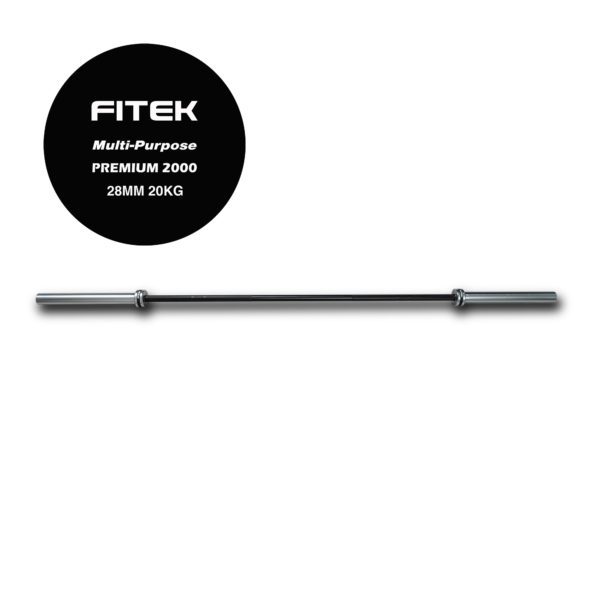 20KG Black Shaft Multipurpose Olympic Barbell - Image 2