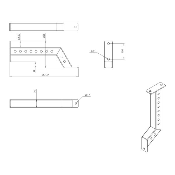 Front Leg Pair | Modular Rack - Image 2