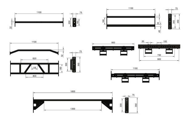 Chin Up Bar | Modular Rack - Image 3