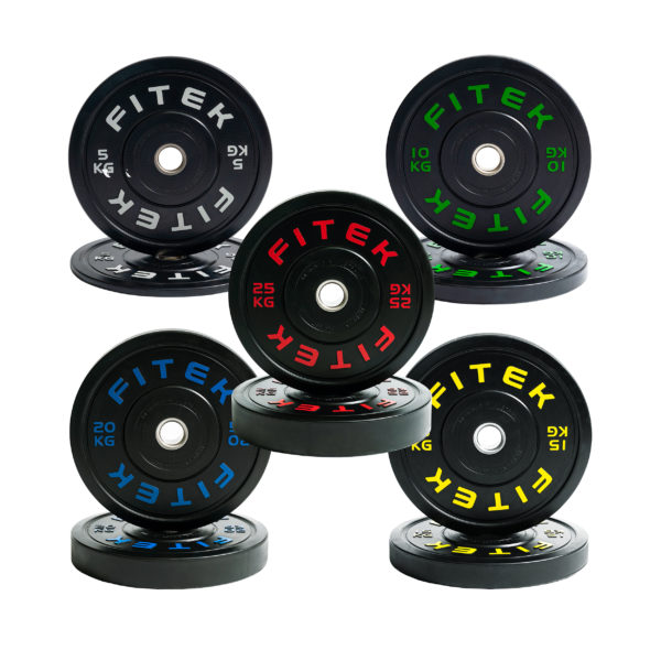 Ozilliant Virgin Rubber Black Bumper Plates