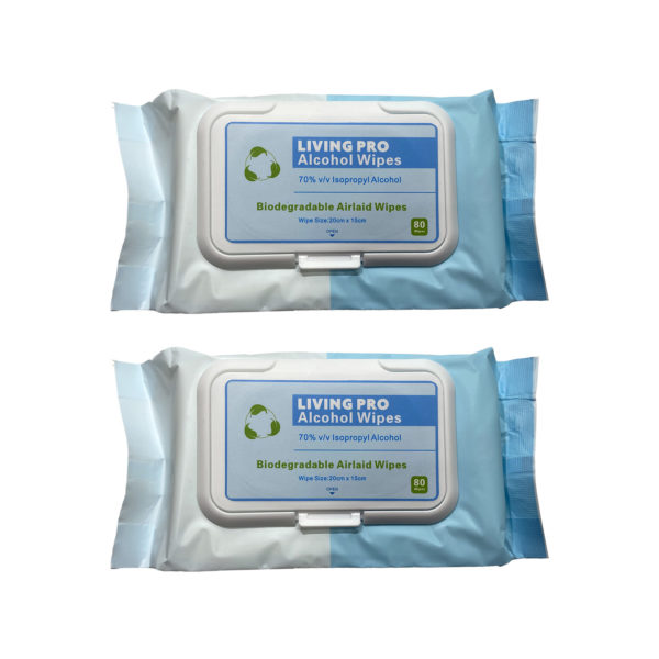 70% Isopropyl Alcohol Thick Wipes 80Pack - Image 3