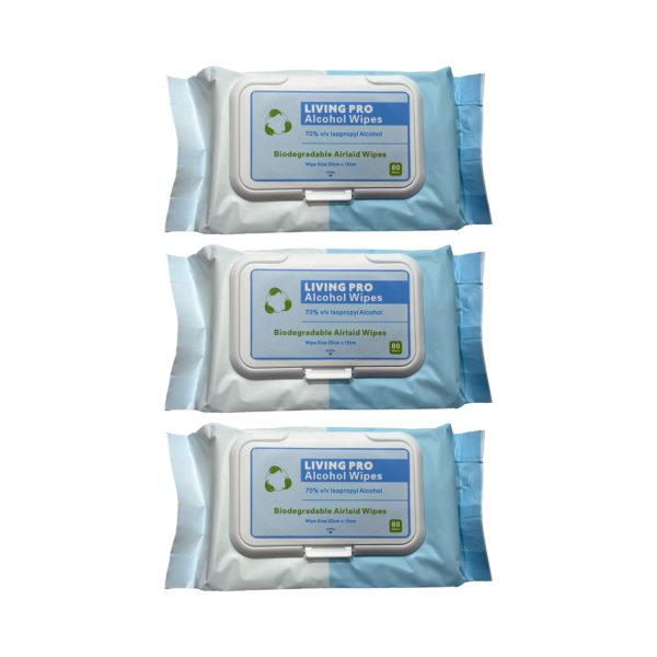 70% Isopropyl Alcohol Thick Wipes 80Pack - Image 4
