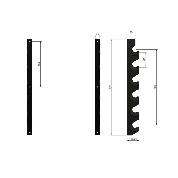Barbell Gun Rack - Image 3