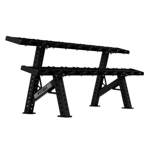 2 Tier Round Dumbbell Rack