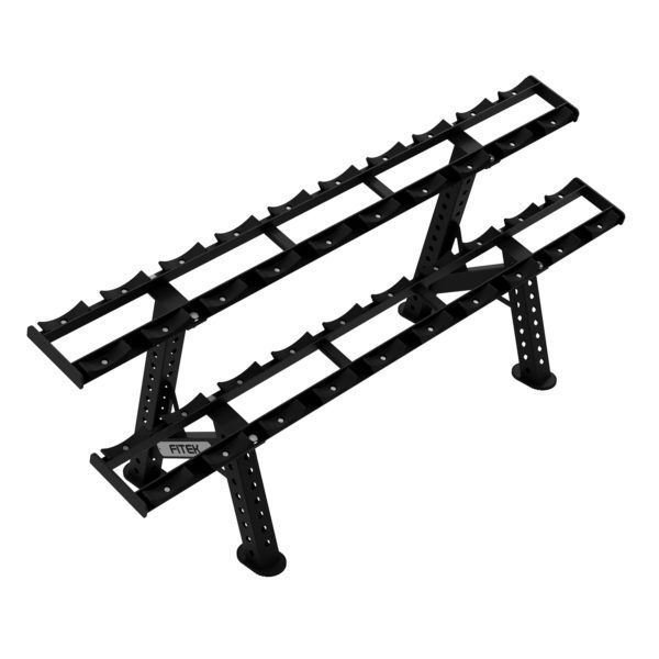 2 Tier Round Dumbbell Rack - Image 4