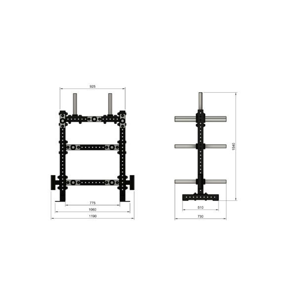 Compact Plates Storage Rack 1200-775 - Image 6
