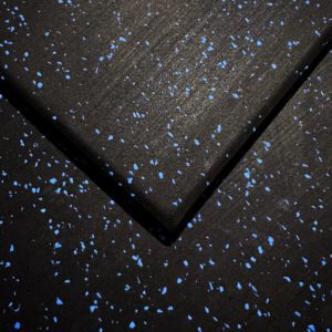 Premium 15MM EPDM Rubber Floor Mats With Blue Fleck